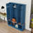 Hall Tree with 4 Hidden Hanging Hooks, Cabinets and Doors-1554193604