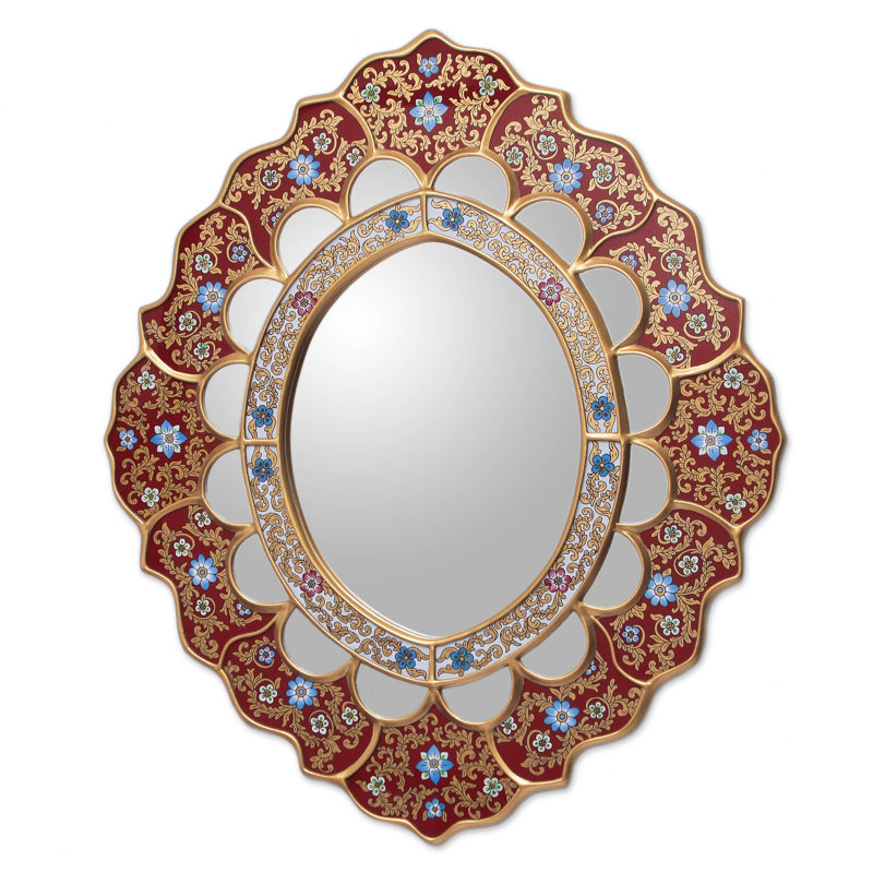 NOVICA Handmade Golden Rays Mirror