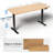 VIVO Single Motor Electric Desk with Push Button Memory Controller-129479305-129479302