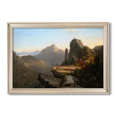 Scène de «The Last of the Mohicans», 1827 - Thomas Cole - Toile encadrée sur mesure