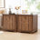 Grande armoire de table d'appoint en relief Farmhouse 25,59 po