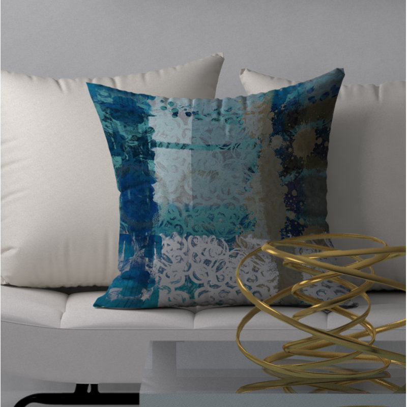 Grande housse de coussin carrée et insert, 24 po x 24 po