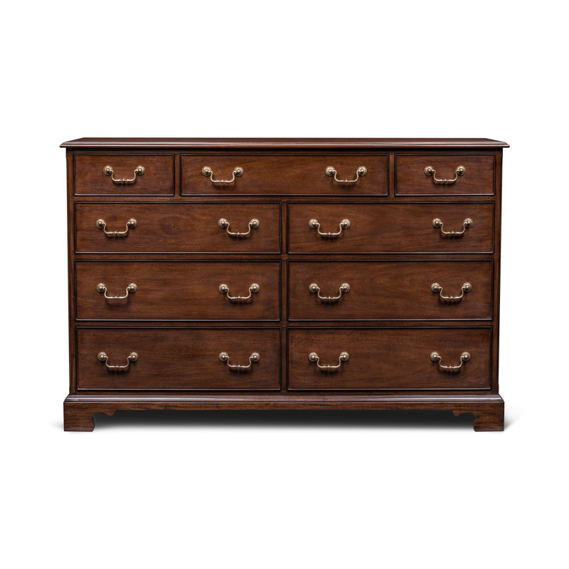 Scarborough House 9 - Drawer Dresser, Antique Mahogany