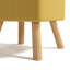 Germain 39.5cm Wide Square Solid Colour Footstool Ottoman-50224523