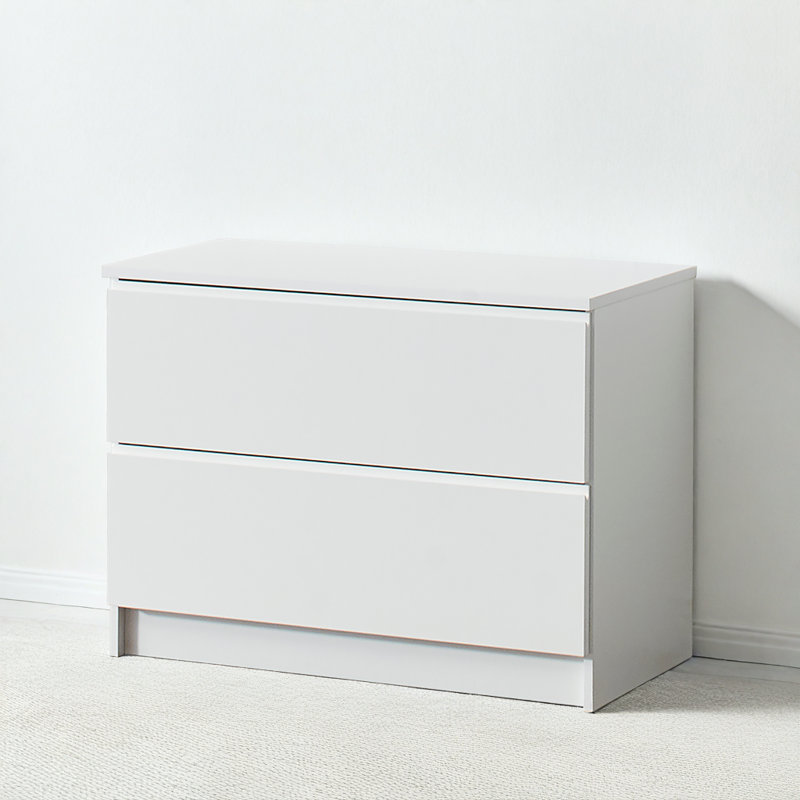 Système d'organisation en bois Devi Oak, Blanc