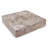 Grey Travertine Sq. Bowl Lg.