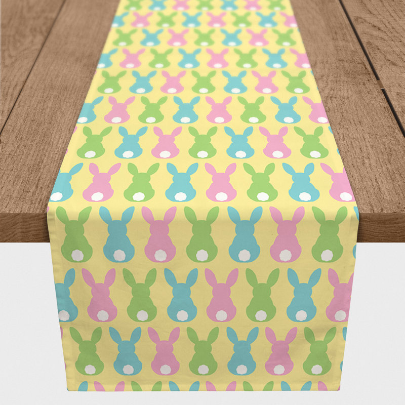 Laplante Bunny Tail Table Runner, 16" x 72"
