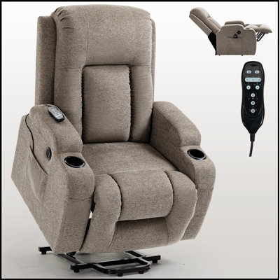 Fauteuil inclinable à commande électrique Infinity Position Okin pour personnes âgées, peut supporter jusqu'à 350 lb, assure confort et mobilité