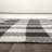 Kaydence Gingham Black/Ivory Indoor & Outdoor Area Rug-1531448606