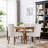 A&a furniture ultra side dining chairs | set of 2 | thickened fabric, solid wood legs | bronze nailhead-497689671-497689531