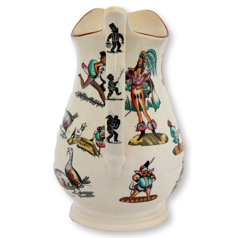 Staffordshire Earthenware Pitcher