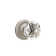 Emtek Passage Knobset w/ Rope Rosette and Diamond Glass Knob