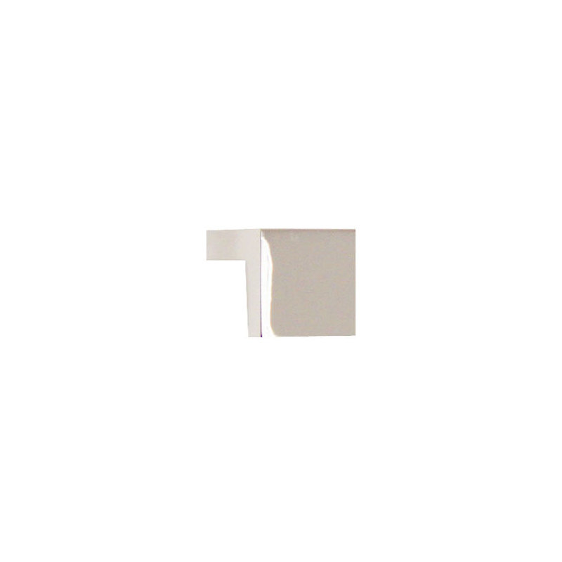 Taraudage d'un centre à l'autre, Chrome poli, 2"