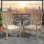 Ensemble de 2 chaises de patio avec coussins
