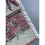 Tapis turc rétro Oushak à motif floral - parfait pour les chambres à coucher et les décorations biologiques