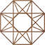 Médaillon de plafond perforé en bois de cerisier 20 po x 7 3/4 po x P 7 po-63411928-63411941