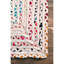 Tapis ivoire tressé à la main de style bohème Christie-1653844198