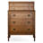 Retro Nut-Brown Solid Wood Accent Cabinet