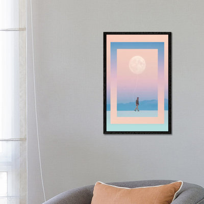 Moon Walker 1 Piece Wall Art on Canvas