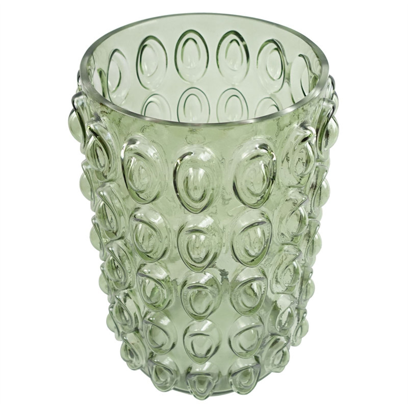 Cochranville Green Glass Table Vase