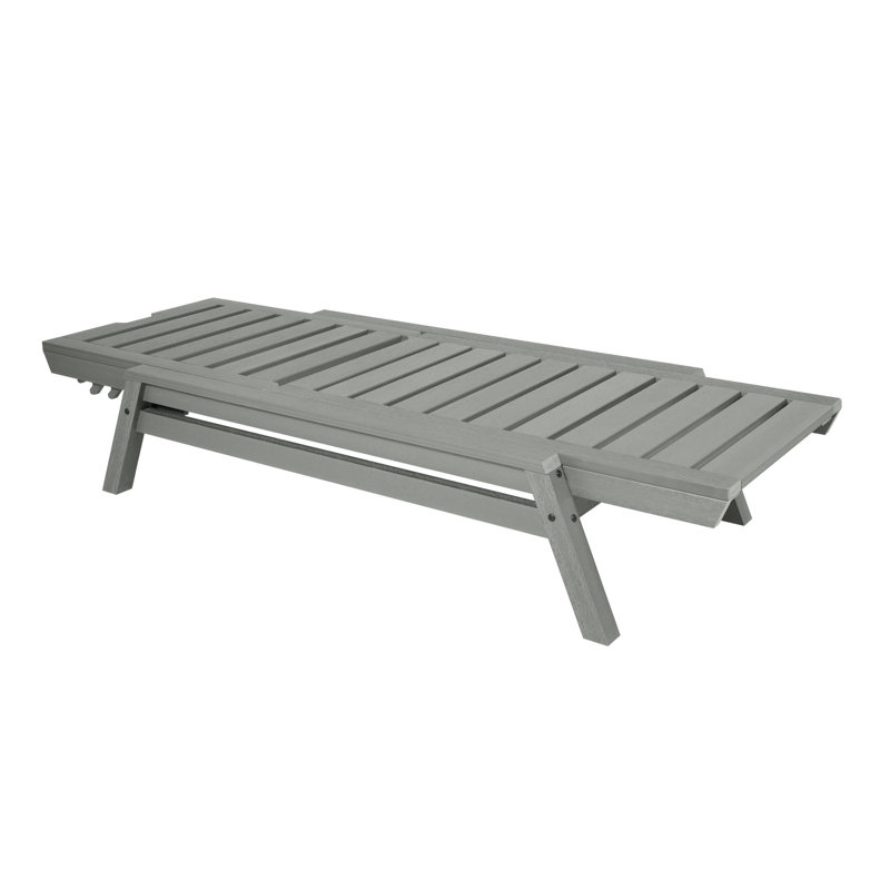 Jiwoo Outdoor Chaise Lounge, Coastal Teak