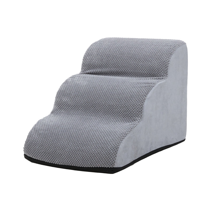 Non-Slip Pet Steps with Removable Cover, 40cm H x 40cm W x 60cm D