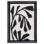 Rio Paper Mache Wall Art with Black Hardwood Frame