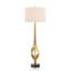 Graceful Brass Buffet Lamp