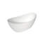 Baignoire autoportante moderne en acrylique Fslefay 65'' avec trop-plein et bonde centrale pour salle de bain