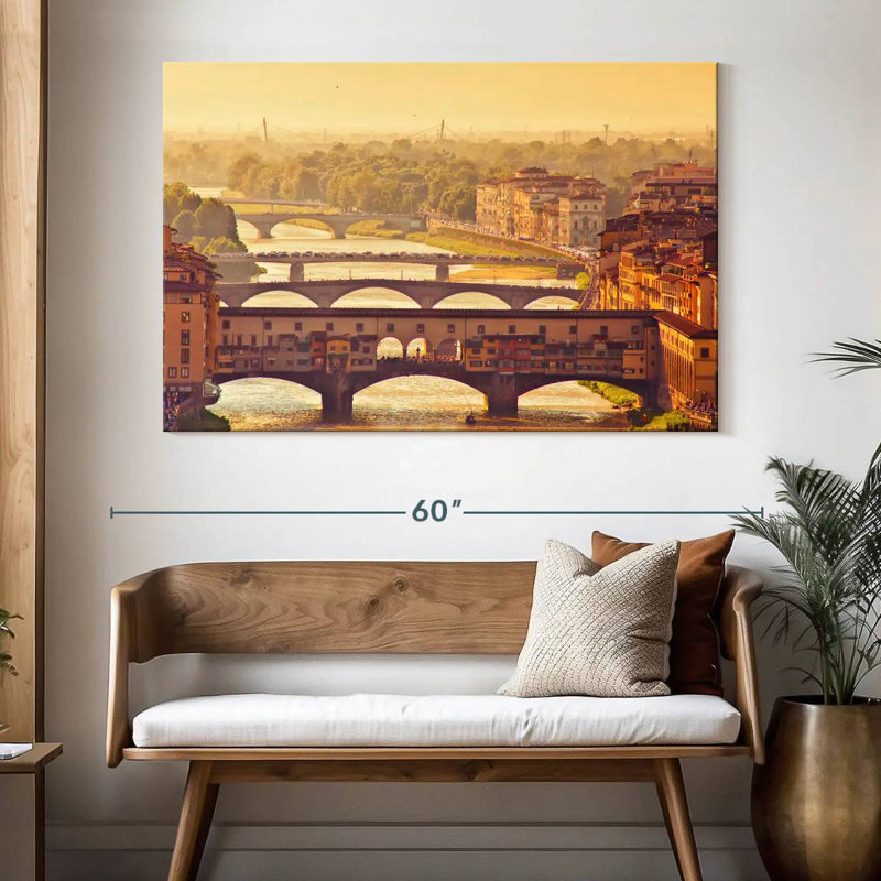 Lilie Ponte Vecchio, 34" H x 51" W