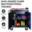 Chariot multi-outils avec poignée et revêtement en acier laminé à froid de 13,65 po de largeur, revêtement en poudre de 26,06 po de profondeur