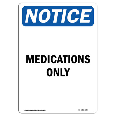 Signe «médicaments seulement»