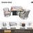 Wicker 5 - Person Patio Conversation Set with Cushions-98237473