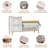 Molinar 8 Pair Shoe Storage Bench-1046875534