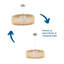 Luminaire suspendu tambour 1 lumière Andric-88566828-88566825