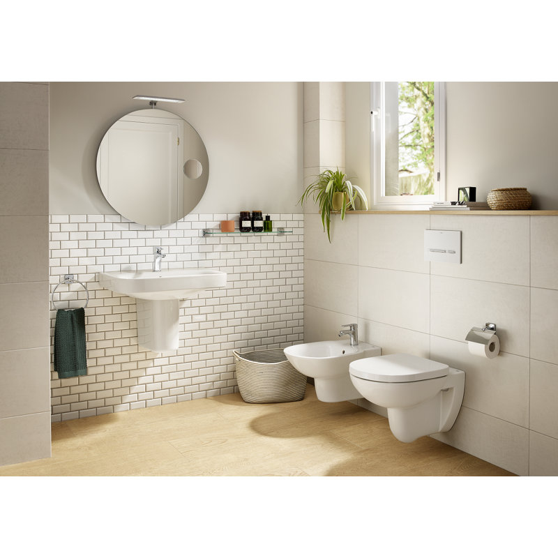 CC Mosaic+ BG 2x4 Beveled Brick Mos, White