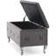 1pc Glam 38 Es Banc de rangement avec repose-pieds capitonné-266829364