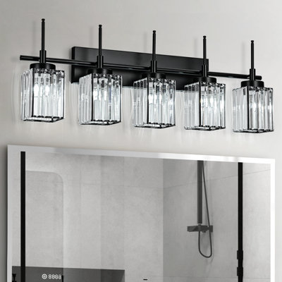 Edgars Modern Crystal Dimmable Vanity Light