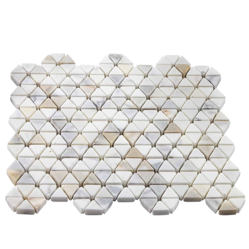 Aspekt Calacatta Honed Marble Mosaic