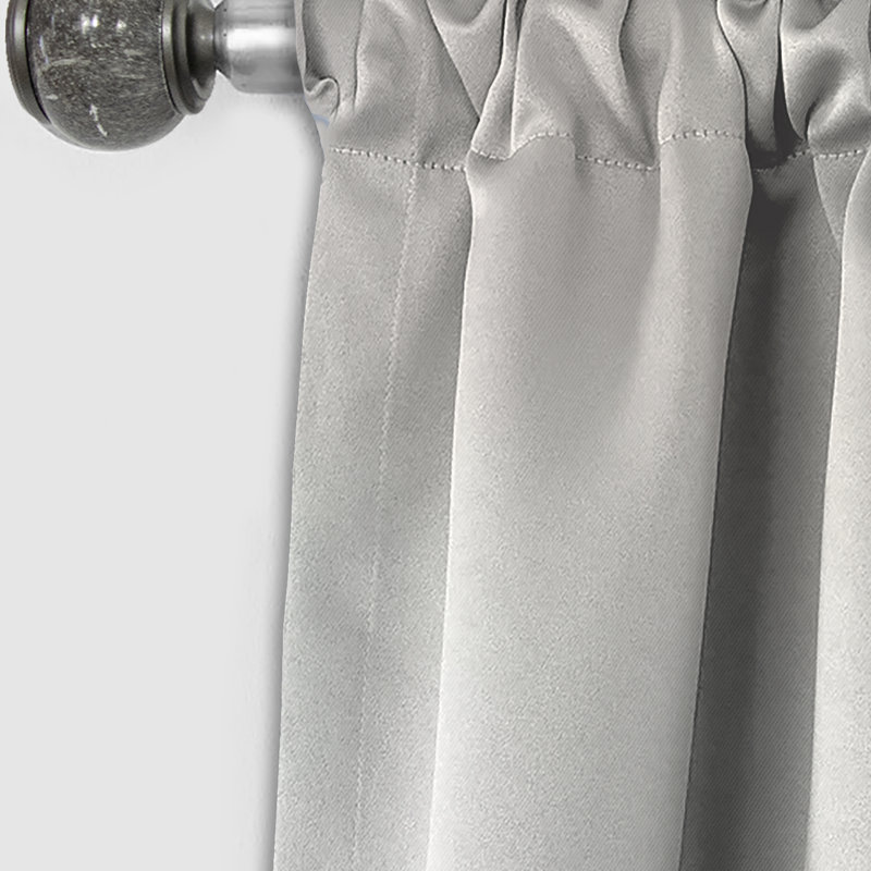 Abstract Geode Marble White And Gold V - Abstract Marble Marble Blackout Curtain - 1 Panels, 52" W x 95" L