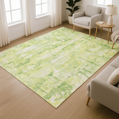 Premium Machine Washable Mayfield AMF2120 Abstract Rug