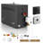 Steam Generator, 9 kW Home Steam Shower System with Preheat Mode, For Bathrooms, Sauna Rooms, Spa, Direct Water Connection, Touch Control, Auto Fill & Drain, 77-131°F, 24H Timer, 212-318 ft³