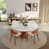 Glossy Pandora + 4pcs White Chairs n'est pas disponible