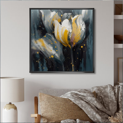 Grey Petals Of Tulip Serenity II " Gray Petals Of Tulip Serenity II "