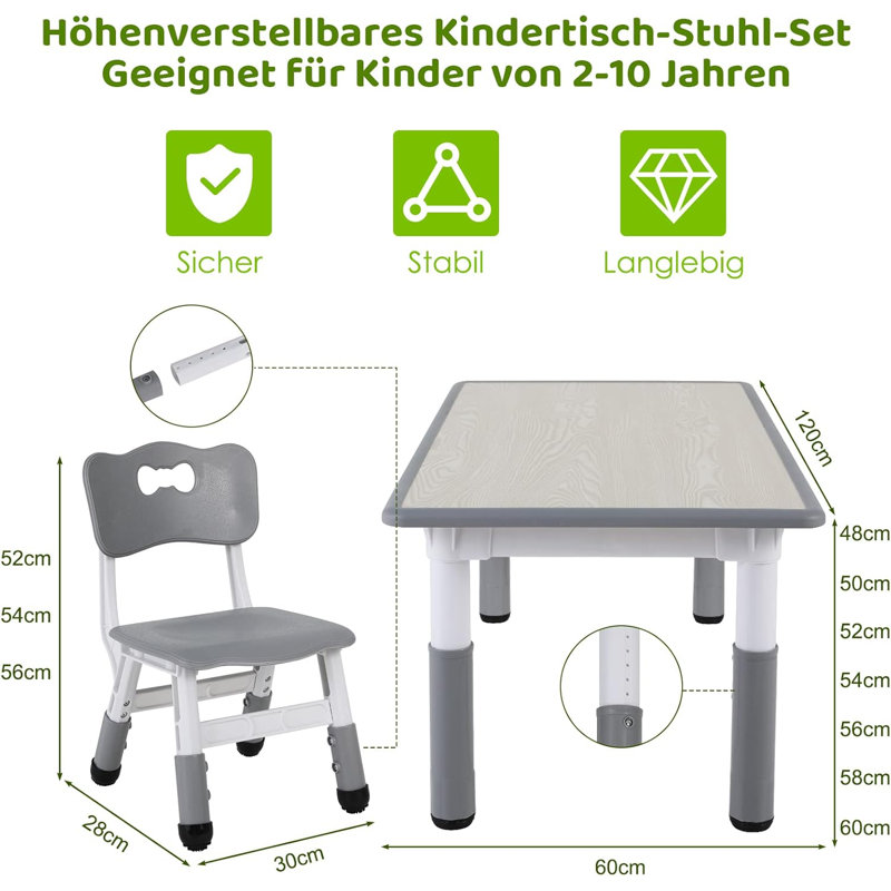 Vorodan Kids and Chair Set