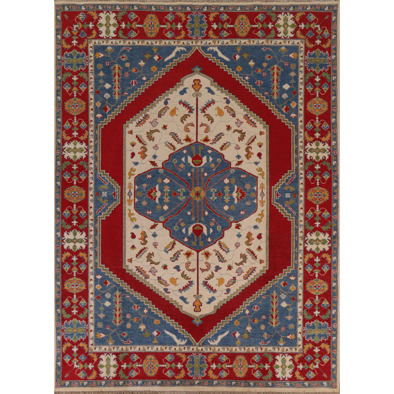 Tapis géométrique Kazak 8 x 10