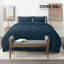 Ensemble de housse de couette plissÃ©e en tissu doublement brossÃ©-1223356689-1223356697
