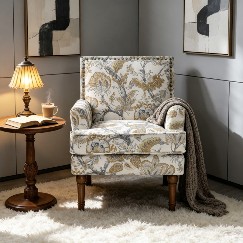 fauteuil d'appoint, Jaune terreux