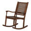 Chaise berçante d'extérieur en bois massif Raiah-647346808