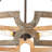 Enley 3 - Light Farmhouse Wooden Lantern Pendant